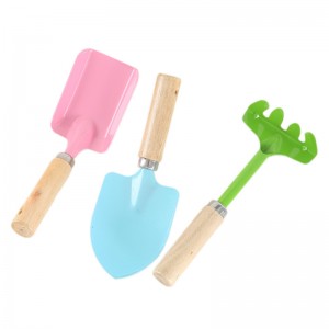 3pcs Garden Tool Kits including garden trowel, shovel and rake