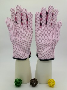 Floral Printed 100% Cotton Garden Gloves, Garden Working Gloves for protecting hands