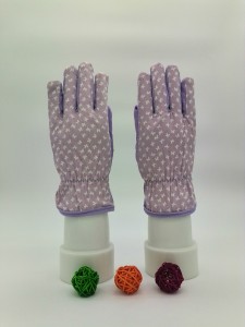 Floral Printed 100% Cotton Garden Gloves, Garden Working Gloves for protecting hands