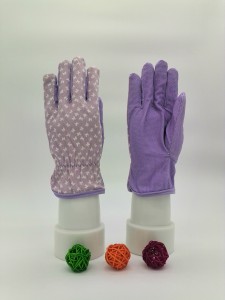 Floral Printed 100% Cotton Garden Gloves, Garden Working Gloves for protecting hands