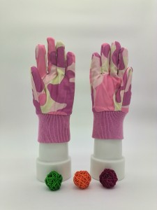 Floral Printed 100% Cotton Garden Gloves, Garden Working Gloves for protecting hands