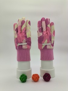 Floral Printed 100% Cotton Garden Gloves, Garden Working Gloves for protecting hands