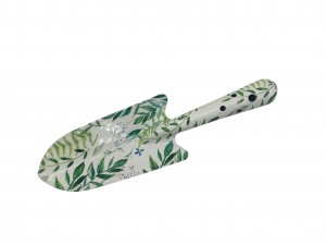 Iron Floral Printed Garden Trowel, flower patterned garden shovel