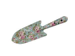 Iron Floral Printed Garden Trowel, flower patterned garden shovel