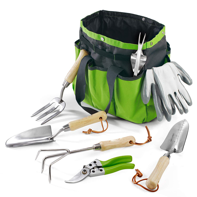 8pcs useful Garden Tool Sets with bag for gardening work