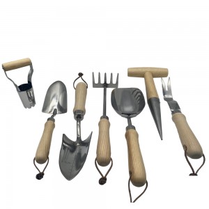 7pcs stainless steel Garden Tool Kits for gardening work