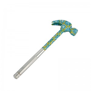 Floral printed 6 in 1 hammer with screwdrivers