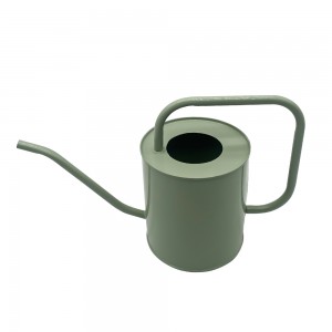 1.5L Customized color galvanized metal watering pot with long sprout for outdoor/indoor plants