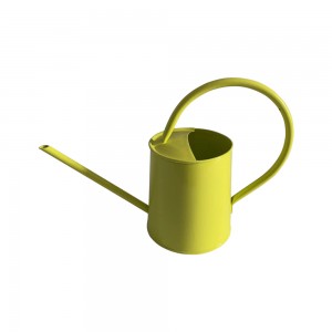 1.5L Customized color galvanized metal watering pot with long sprout for outdoor/indoor plants