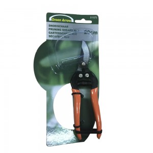 Garden Bypass Pruning Shears with soft handles for indoor/outdoor plants