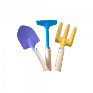 3pcs Garden Tool Kits including garden trowel, shovel and rake