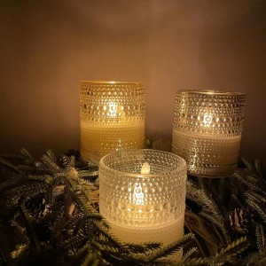 Flickering Flameless Candle, Realistic LED Candles with Remote Timers, Warm Light Candles for Birthday Party Wedding Festival Home Decoration, D3″x H4″5″6″ Pack of 3