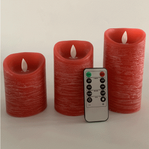 6pcs Flickering Flameless Candles, Moving Flame, Battery Operated LED Pillar Candles with Timers and Remote Control